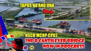 nscr project 2nd bridge construction stotomas pampanga   / pnr nscr update