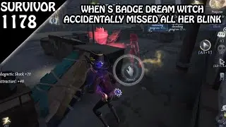 Unluckiest day of S badge dream witch - Survivor Rank #1178 (Identity v)