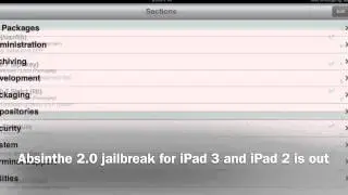 Absinthe 2.0 Jailbreak For New iPad,iPad2,iPhones,and iPod