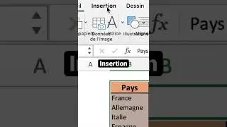 Créer une carte à partir d’un tableau ! #excel