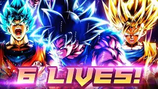 6 LIVES?! WHAT IS DEATH?! THE TRIPLE REVIVAL TEAM IS THE EPITOME OF TOXIC!!! | Dragon Ball Legends