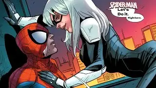 Spider Man Smashes Black Cat on a Roof