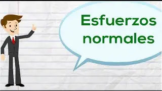 Resistencia de materiales: Esfuerzos normales en vigas, columnas y carga axial