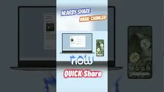 Nearby Share Now QUICK SHARE | #shorts #technoobtutorials