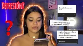 RESPONDIENDO!! preguntas ❓ incómodas// TIPS ✅ para salir de la depresión 🥺