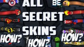 HOW TO GET ALL SECRET SKINS ON SLITHER.IO // BATMAN SKIN // SUPERMAN SKIN // SPIDERMAN SKIN 2020