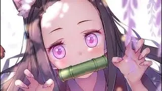 ~Nezuko-Chan` 💕~ II Drawing 💓 II By Me 💫 II #nezukokamado #drawing #byme #animearts