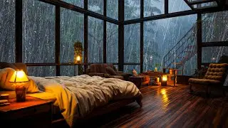 Rain Sounds for Sleeping No Ads - Heavy Rain and Intense Thunder for Deep Sleep, Improve Insomnia