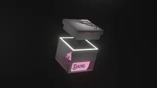 Spinning box animation in Blender 2.8