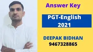 HTET PGT-English 2021 ANSWER KEY देखिए क्या आया था पेपर में HTET PGT-English Solution 02.01.2021