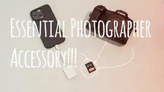 Essential PHOTOGRAPHER ACCESSORY!