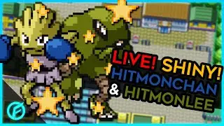 LIVE! Shiny Hitmonchan & Hitmonlee after 21.140 SRs Total! - Pokemon Fire Red/Leaf Green