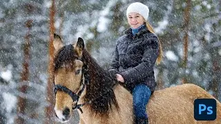 Add Snow to Your Photos with Photoshop 2024