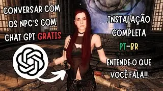 Como INSTALAR o mod MANTELLA | MOD DE INTELIGÊNCIA ARTIFICIAL NO SKYRIM | Tutorial PT-BR