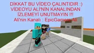ALİ'NİN VİDEOSUNU ÇALDIM :) !! -Minecraft Lav Savaşları
