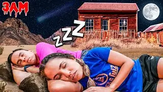 WE SPENT THE NIGHT IN AN ABANDONED HOUSE WITHOUT ANYONE KNOWING!