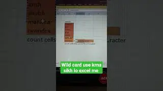 ? wildcard in excel in seconds 