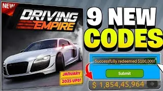 🎁NEW YEAR!🎁✨AUDI UPDATE✨⚡DRIVING EMPIRE⚡CODES IN JANUARY 2025 | ROBLOX DRIVING EMPIRE CODES 2025