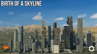 Building Downtown Suncrest City | Cities Skylines 2