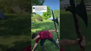 The halberd is the perfect weapon 