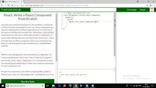 freecodecamp-React  Write a React Component from Scratch-solution