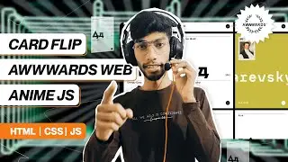 Mastering CSS Card Flip Animation: Awwwards Website Feature with Anime.js