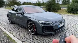 New Audi RS e-tron GT (2025 ) 856 hp - Autobahn TOP SPEED + 0-100 Acceleration & Walkaround