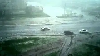 Град в Комсомольске на Амуре 26 мая 2013 года