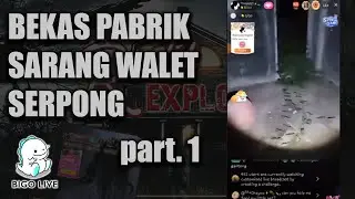 BEKAS PABRIK SARANG WALET 1 | BIGO LIVE | #raditexplore #explore #misteri