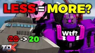 Why You Should Place LESS Warships In TDX! (Secret Strategy) | Roblox