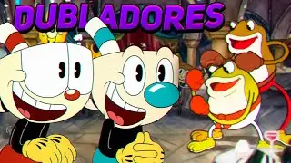 Dubladores de Cuphead na Netflix jogando Cuphead