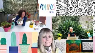 ManosalaObraTv 2020 Programa 13 - Renovar Macetas - Zentangle