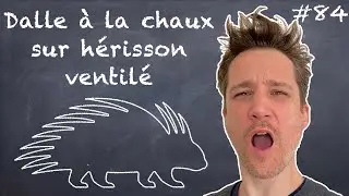 Dalle à la chaux sur hérisson ventilé NLAB #84