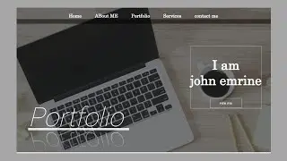 How to Create a Responsive Personal Portfolio website using html and css in 2023 |#portfoliowebsite