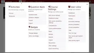 Importing a Question Bank Between Moodle Courses