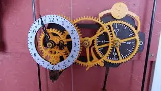Brian Law's woodenclocks-Clock 52 Prototype