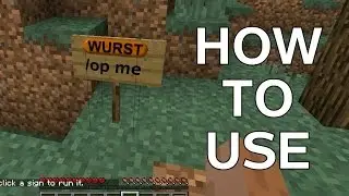 [OLD VERSION] How to Use Survival OP-Sign - Wurst Client