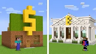 NOOB vs PRO Bank To Store My Money