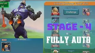Lords mobile - Vengeful centaur challenge stage 4 || fully auto