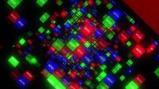 Blackmagic Fusion - hypnotic squares (just a little experiment)