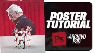 TE ENSEÑO COMO HICE ESTE POSTER #7 l Tutorial Photoshop 2024 l Diseño Deportivo