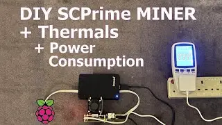DIY SCPrime Miner, Thermals and Power Consumption