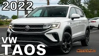 👉 2022 VW Volkswagen Taos SEL - Detailed Look & Test Drive