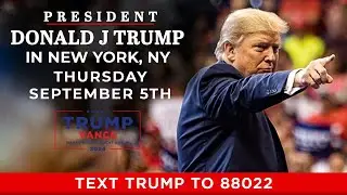 LIVE: President Trump in New York, NY