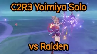 C2R3 Yoimiya vs Raiden (Pre-Transform no hit, no food)