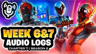 Fortnite Week 6 & 7 - Quest Audio Logs & Voice-lines (Chapter 7 Season 2)