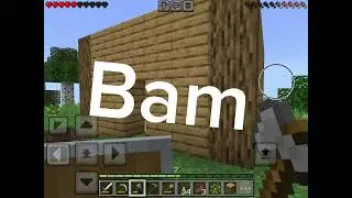 Building a house in Minecraft survival