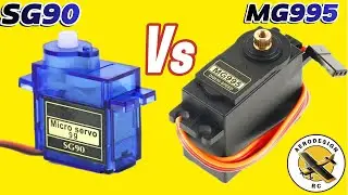 SG90 Vs MG995 servo motors