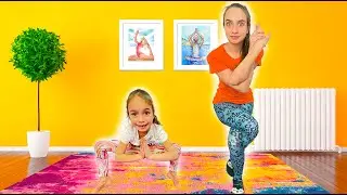 Йога челлендж.  Кто круче? Рулетка челлендж.