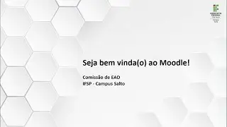 Acessando o Moodle do IFSP, Campus Salto